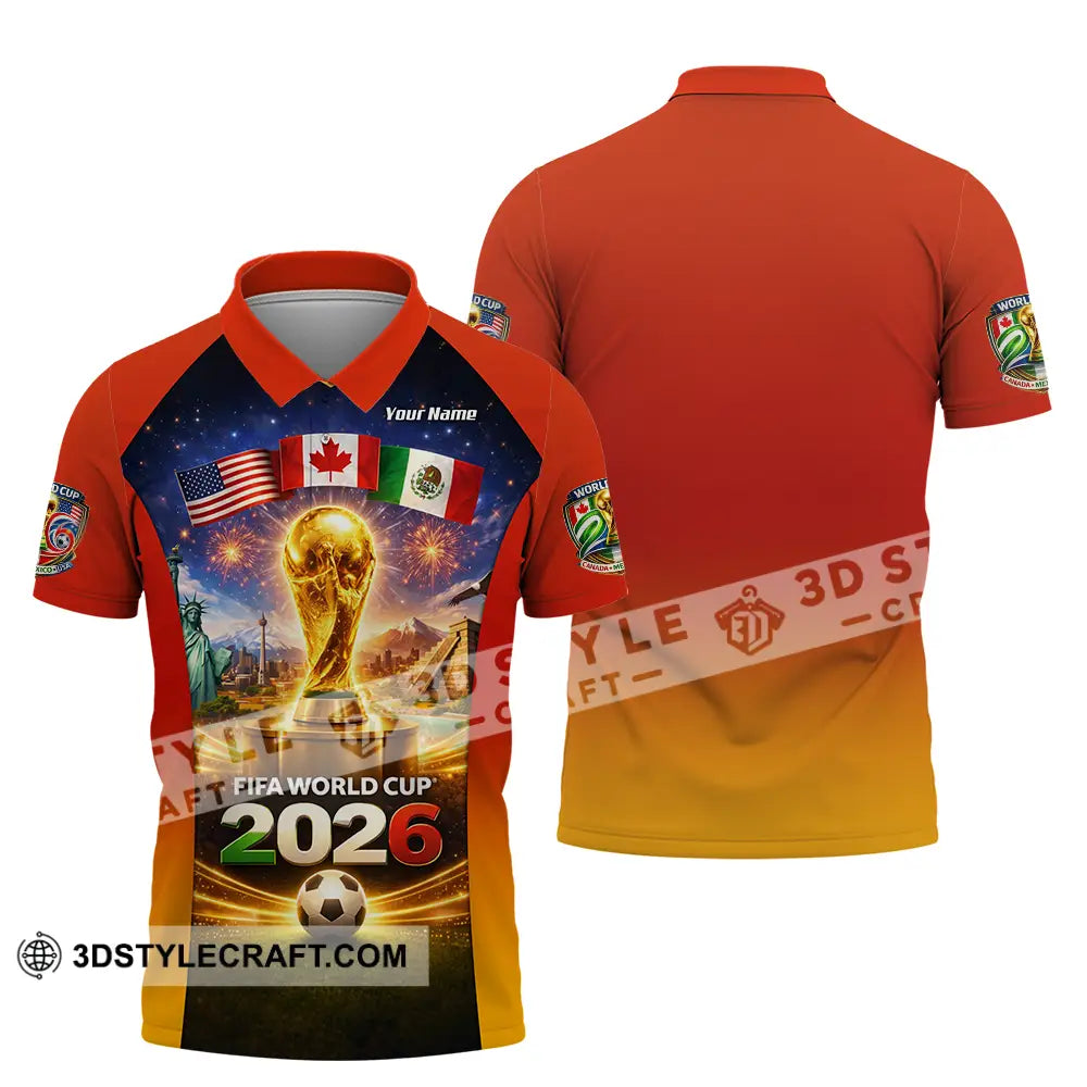 Unisex Shirt - Custom World Cup 2026 3D Shirt Polo Shirt / S T-shirt