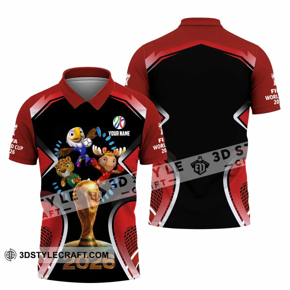 Unisex Shirt - Custom World Cup 2026 3D Shirt - Polo Shirt / S - T-shirt