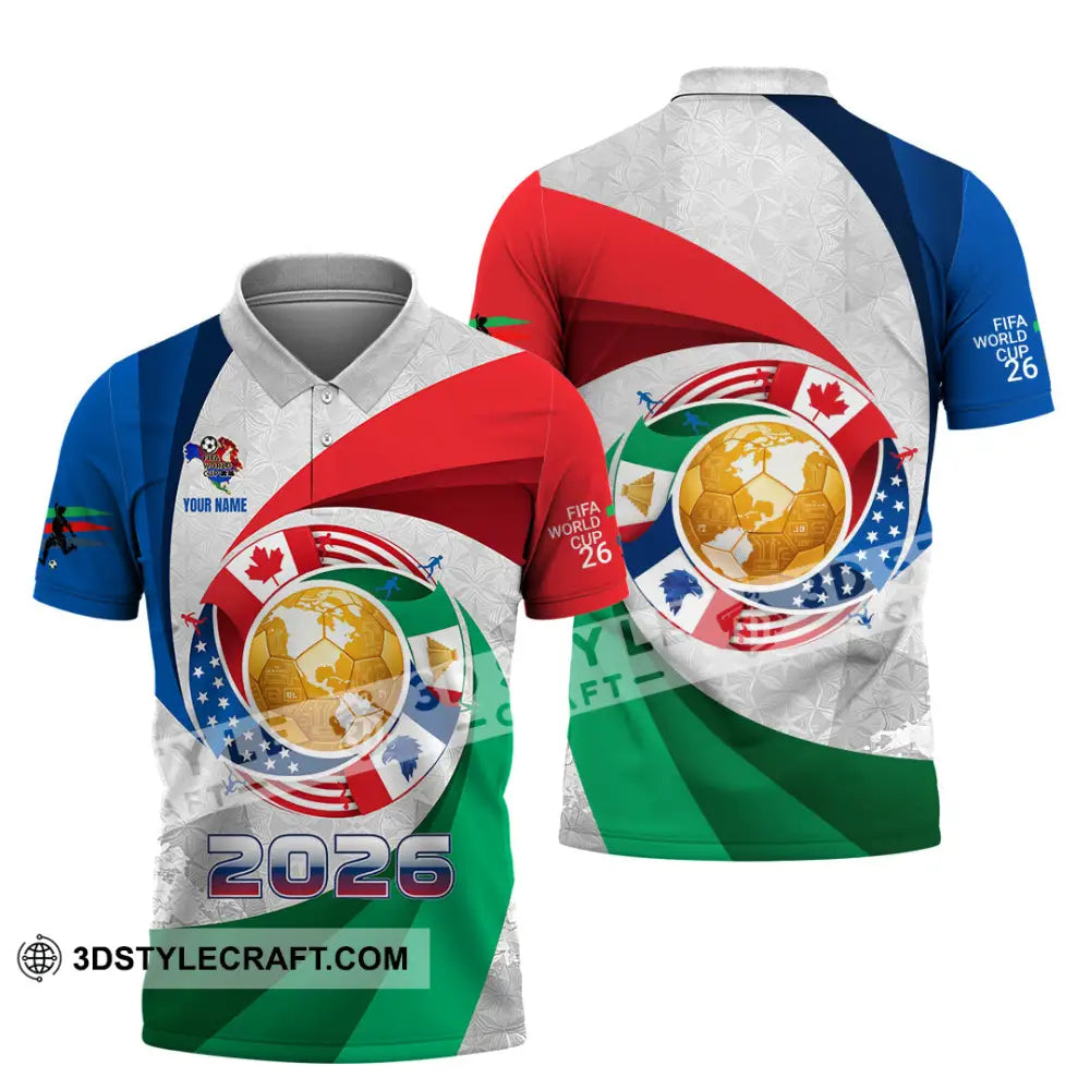Unisex Shirt - Custom World Cup 2026 3D Shirt Polo Shirt / S T-shirt