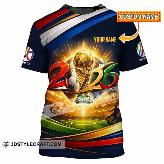Unisex Shirt - Custom World Cup 2026 3D Shirt style option 1