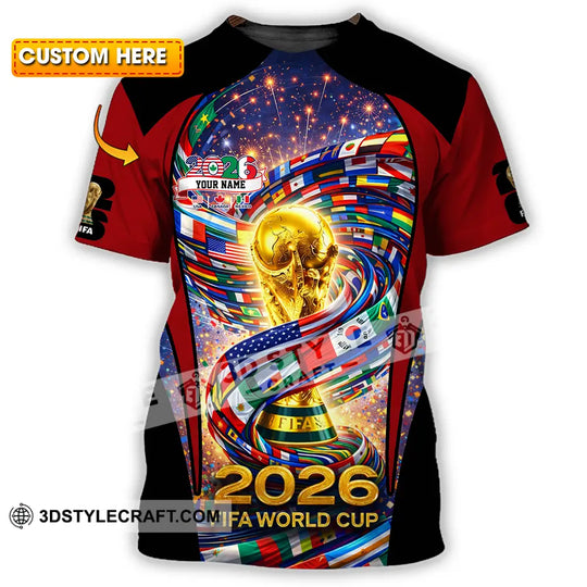 Unisex Shirt - Custom World Cup 2026 3D Shirt style option 1