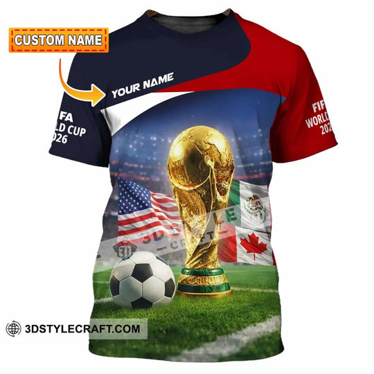 Unisex Shirt - Custom World Cup 2026 3D Shirt style option 1