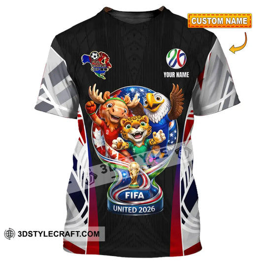 Unisex Shirt - Custom World Cup 2026 3D Shirt style option 1