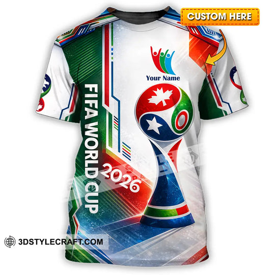 Unisex Shirt - Custom World Cup 2026 3D Shirt style option 1