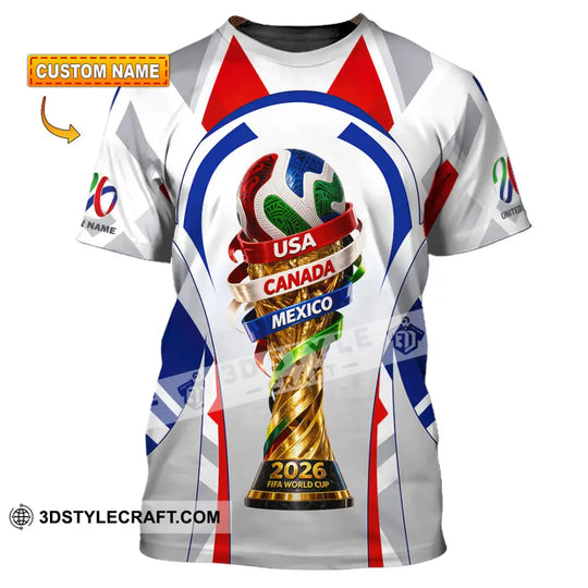 Unisex Shirt - Custom World Cup 2026 3D Shirt style option 1