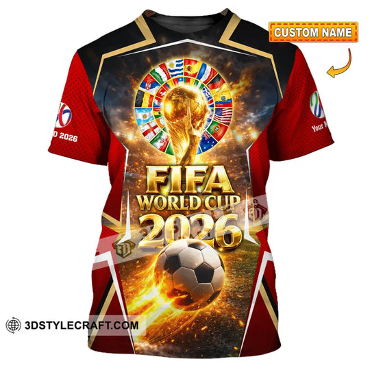 Unisex Shirt - Custom World Cup 2026 3D Shirt style option 1