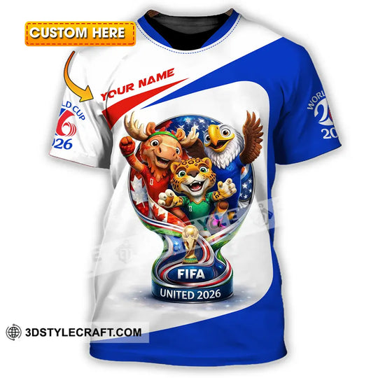 Unisex Shirt - Custom World Cup 2026 3D Shirt style option 1