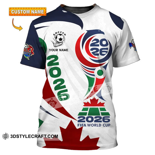 Unisex Shirt - Custom World Cup 2026 3D Shirt style option 1