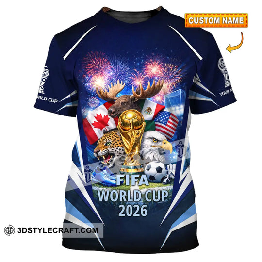 Unisex Shirt - Custom World Cup 2026 3D Shirt style option 1
