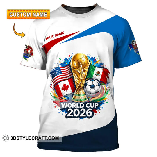 Unisex Shirt - Custom World Cup 2026 3D Shirt style option 1
