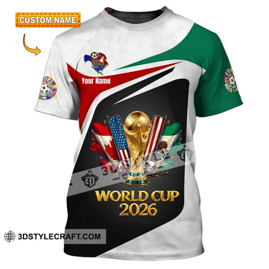 Unisex Shirt - Custom World Cup 2026 3D Shirt style option 1