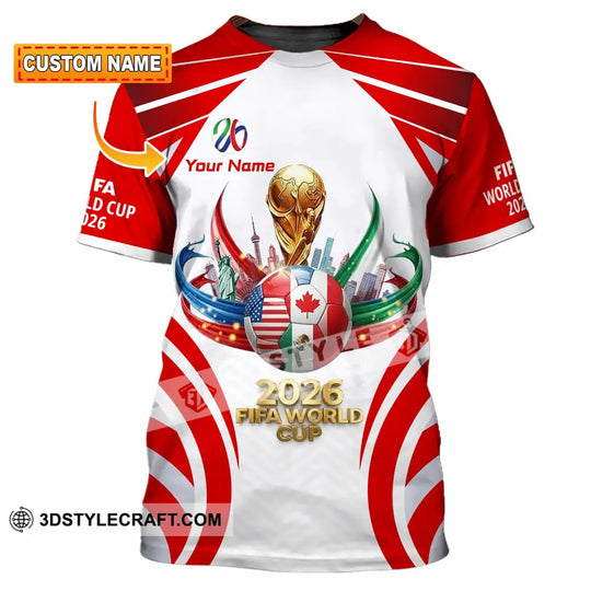 Unisex Shirt - Custom World Cup 2026 3D Shirt style option 1