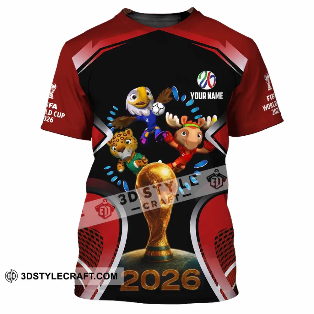 Unisex Shirt - Custom World Cup 2026 3D Shirt - T-Shirt / S - T-shirt