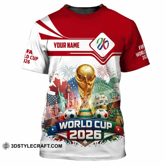 Unisex Shirt - Custom World Cup 2026 3D Shirt style option 4