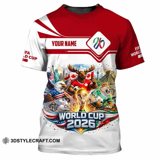 Unisex Shirt - Custom World Cup 2026 3D Shirt style option 4