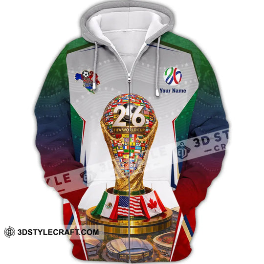 Unisex Shirt - Custom World Cup 2026 3D Shirt style option 3
