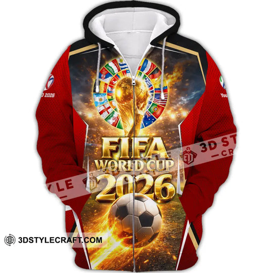 Unisex Shirt - Custom World Cup 2026 3D Shirt style option 3