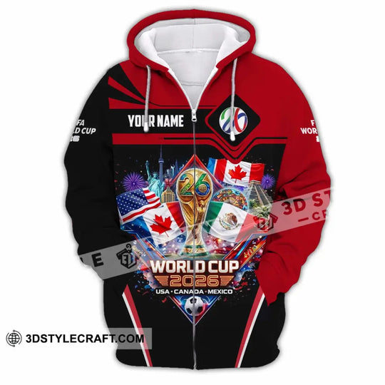 Unisex Shirt - Custom World Cup 2026 3D Shirt style option 4