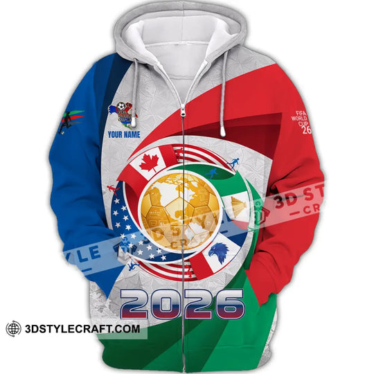 Unisex Shirt - Custom World Cup 2026 3D Shirt style option 3