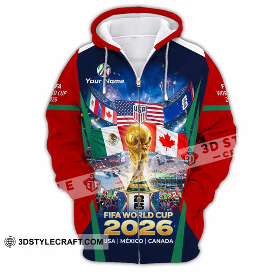 Unisex Shirt - Custom World Cup 2026 3D Shirt style option 4