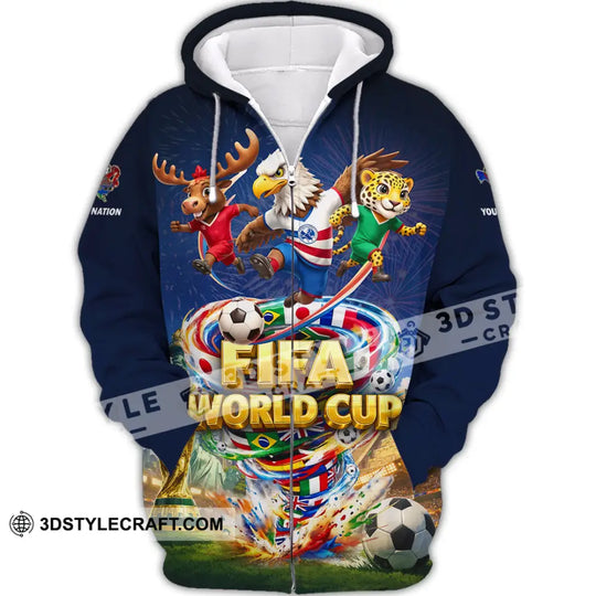 Unisex Shirt - Custom World Cup 2026 3D Shirt style option 3