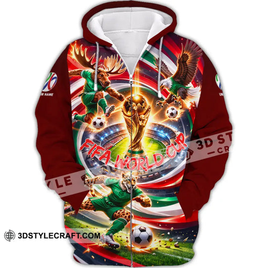 Unisex Shirt - Custom World Cup 2026 3D Shirt style option 3