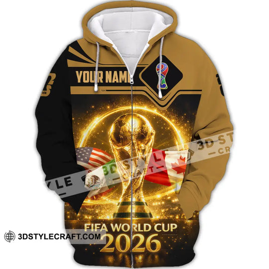 Unisex Shirt - Custom World Cup 2026 3D Shirt style option 3
