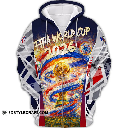 Unisex Shirt - Custom World Cup 2026 3D Shirt style option 3