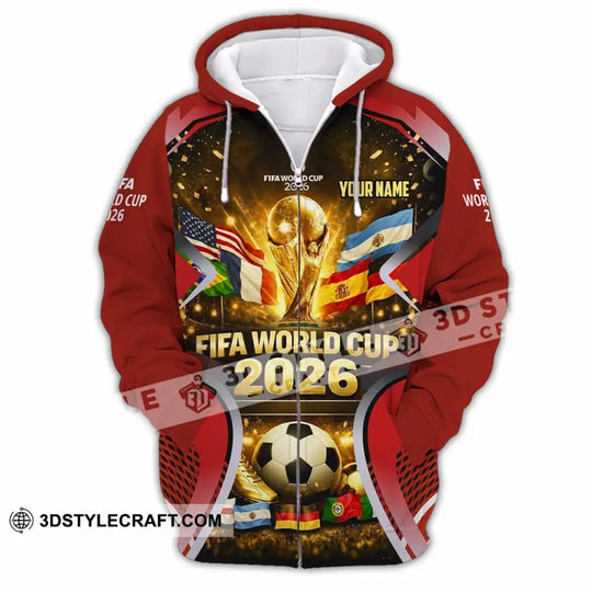 Unisex Shirt - Custom World Cup 2026 3D Shirt style option 3