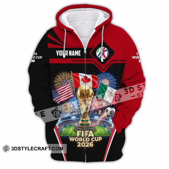 Unisex Shirt - Custom World Cup 2026 3D Shirt style option 3