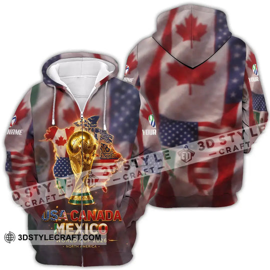 Unisex Shirt - Custom World Cup 2026 3D Shirt style option 4