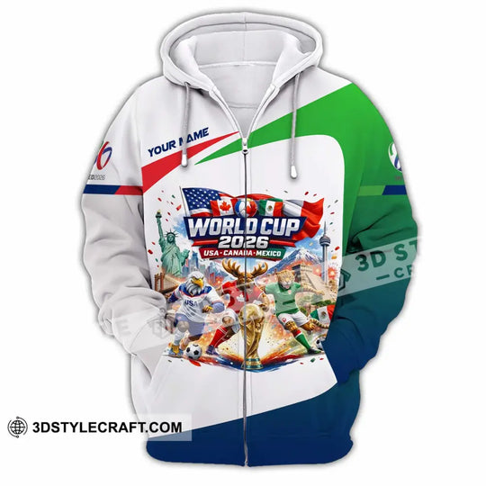 Unisex Shirt - Custom World Cup 2026 3D Shirt style option 4
