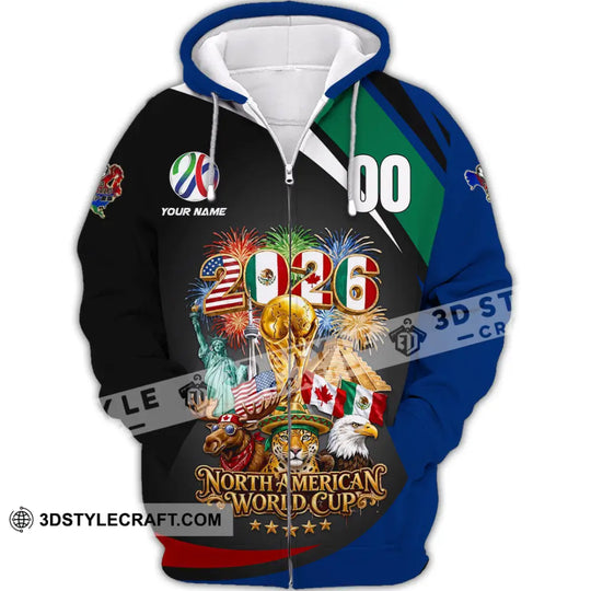 Unisex Shirt - Custom World Cup 2026 3D Shirt style option 3