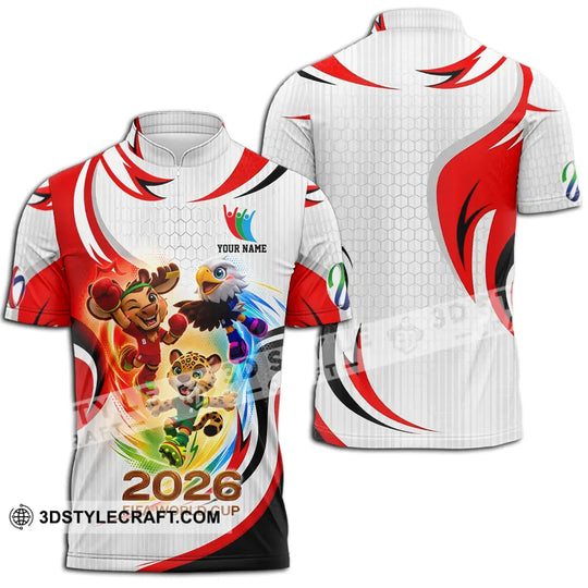 Unisex Shirt - Custom World Cup 2026 3D Shirt style option 2