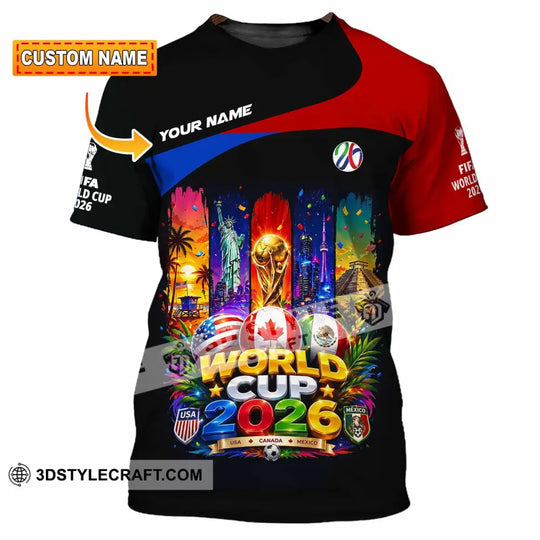 Unisex Shirt - Custom World Cup 2026 Shirt style option 1