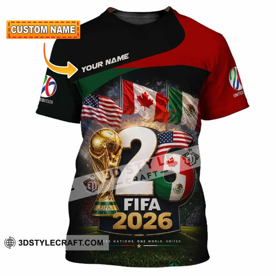 Unisex Shirt - Custom World Cup 2026 Shirt style option 1