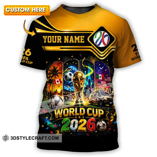 Unisex Shirt - Custom World Cup 2026 Shirt style option 1
