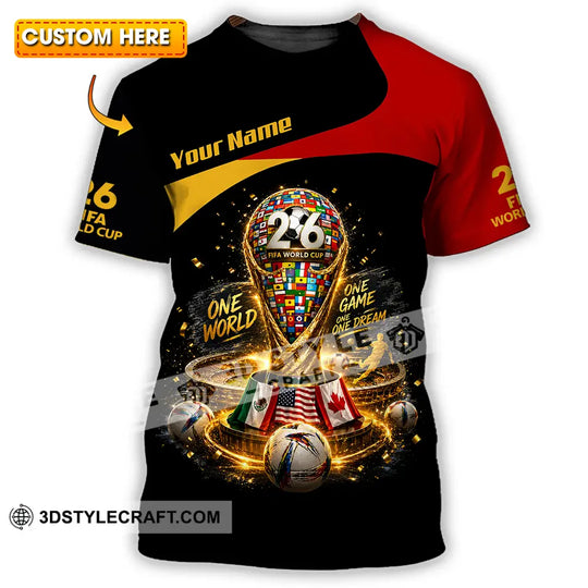 Unisex Shirt - Custom World Cup 2026 Shirt style option 1