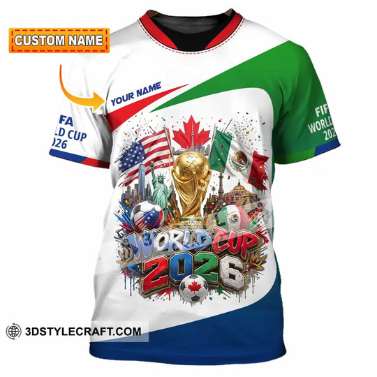 Unisex Shirt - Custom World Cup 2026 Shirt style option 1