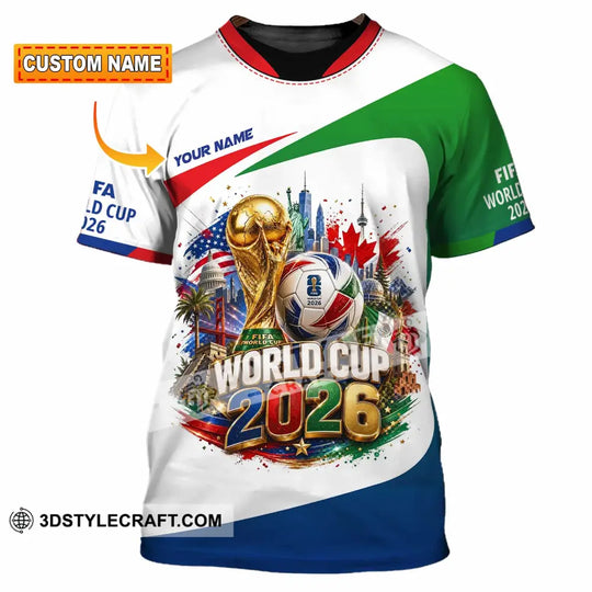 Unisex Shirt - Custom World Cup 2026 Shirt style option 1