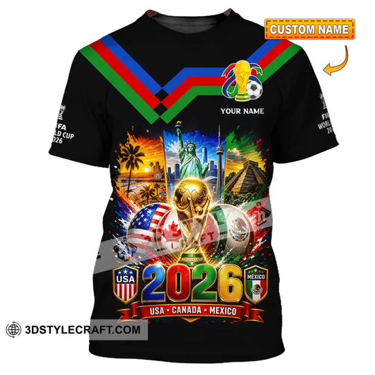 Unisex Shirt - Custom World Cup 2026 Shirt style option 1