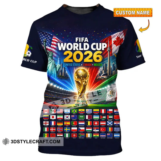 Unisex Shirt - Custom World Cup 2026 Shirt style option 1