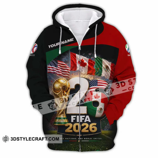 Unisex Shirt - Custom World Cup 2026 Shirt style option 3