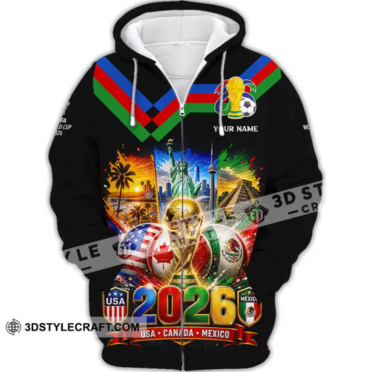 Unisex Shirt - Custom World Cup 2026 Shirt style option 3