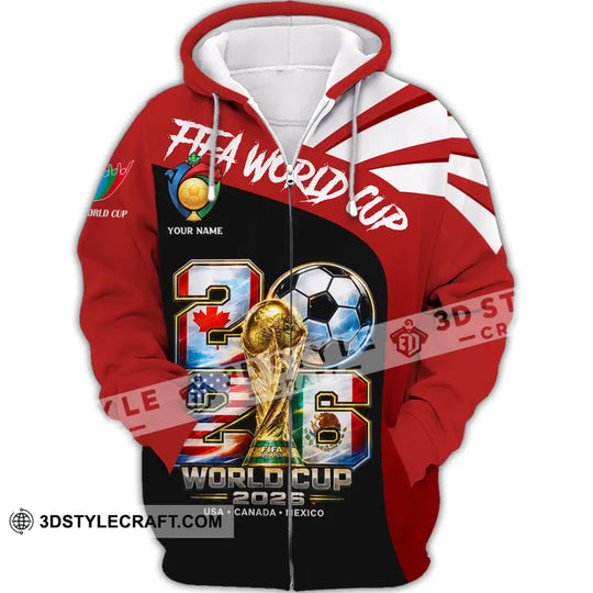Unisex Shirt - Custom World Cup 2026 Shirt style option 3