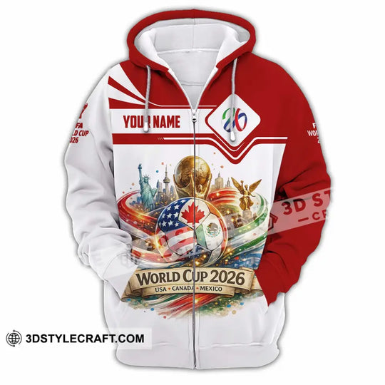 Unisex Shirt - Custom World Cup 2026 Shirt style option 3
