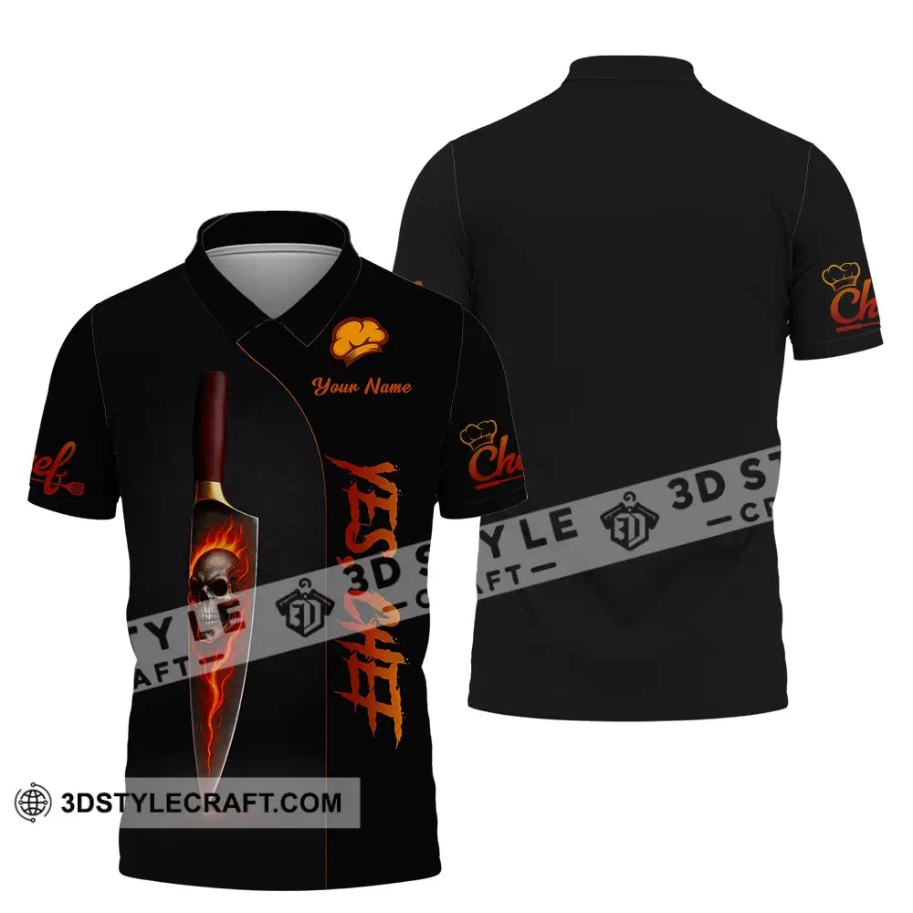 Unisex Shirt - Custom Yes Chef 3D Shirt Polo Shirt / S T-shirt