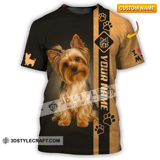 Unisex Shirt - Custom Yorkshire Terrier Shirt style option 1