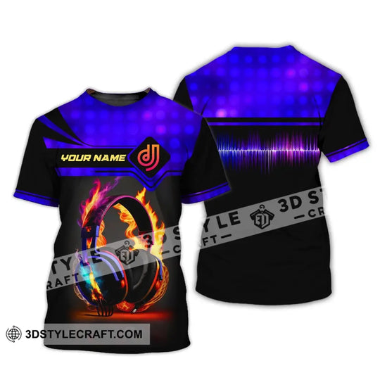 Unisex Shirt, Disc Jockey T-Shirt, Custom Name DJ Shirt, Gift For DJ style option 3