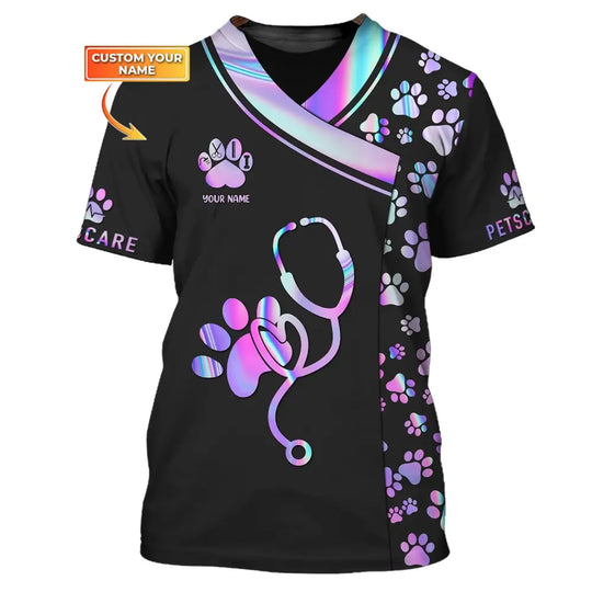 Unisex Shirt, Pet Grooming Shirt, Pet Care Hoodie, Pet Care Sportwear style option 1